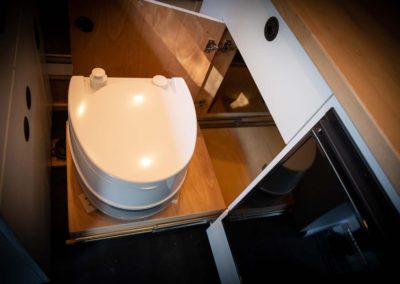Van Conversion - Porta Potty - Slide Out